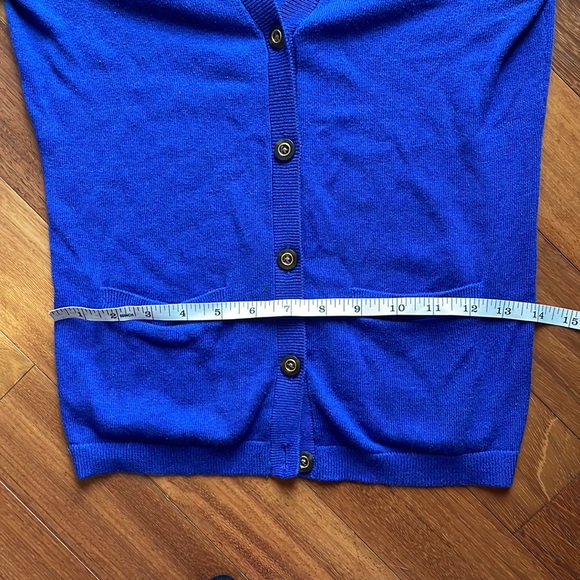 Banana Republic Bright Blue Lightweight Cardigan, size XS - Picture 8 of 12